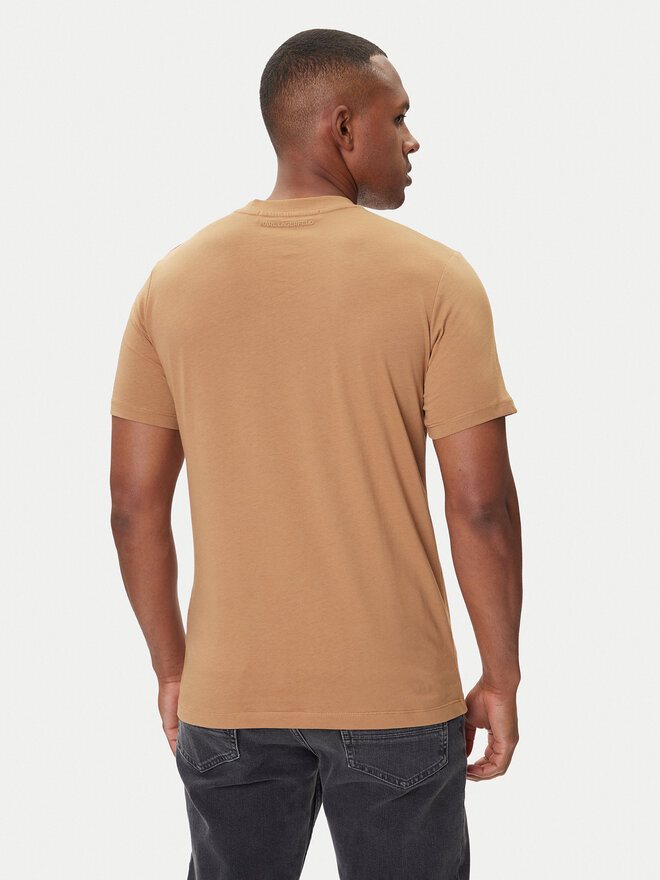 KARL LAGERFELD KARL LAGERFELD Camiseta 755710 554224 Beis Regular Fit