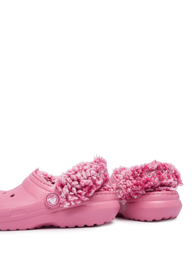 Crocs Шльопанці Crocs Classic Fleece Lined Clog K 212856 Рожевий