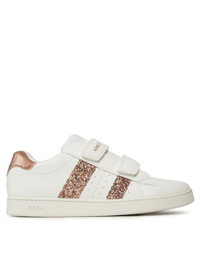 Geox Sneakersy Geox J Eclyper Girl J45LRA 000BC C1ZH8 D Bílá