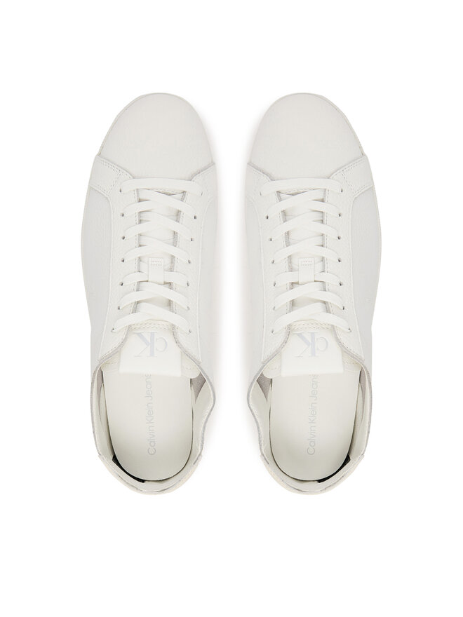 Calvin Klein Jeans Snīkeri Calvin Klein Jeans Low Profile Cupsole Tmb Lth YM0YM01331 Balts