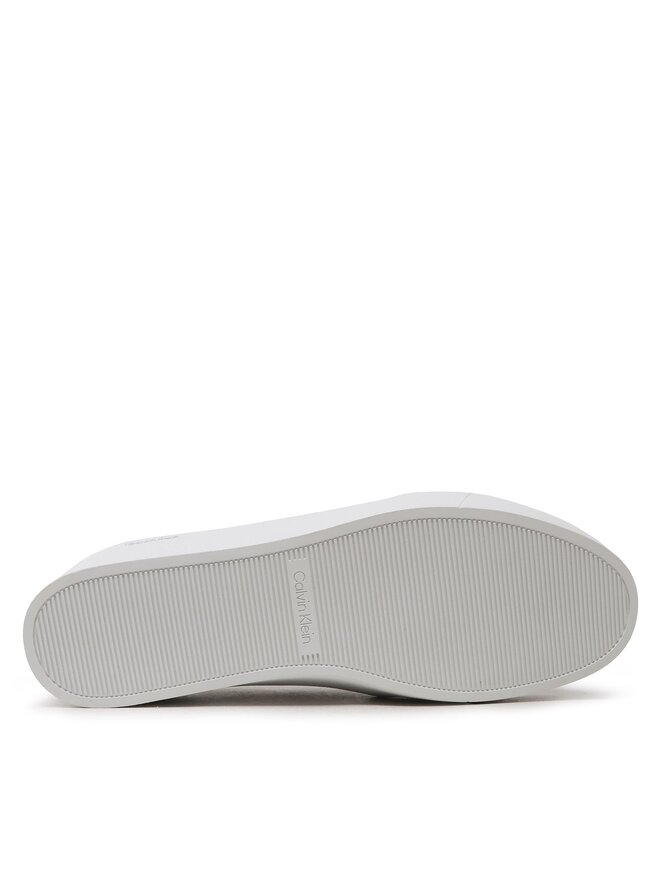 Calvin Klein Sneakers Calvin Klein Flatform Cupsole Slip On W/Hw HW0HW01421 Weiß