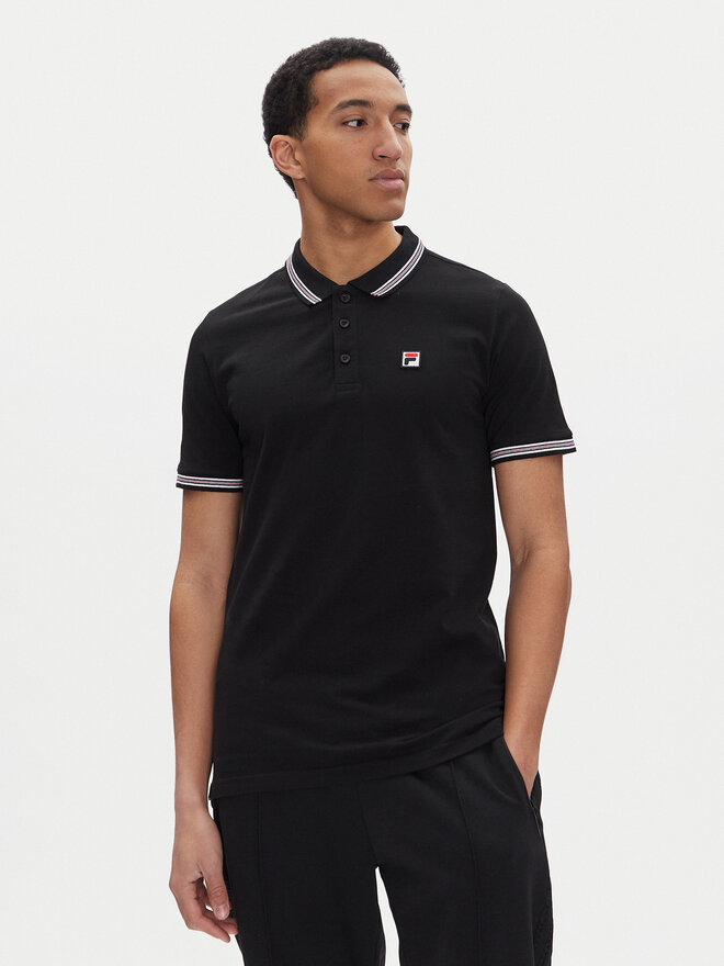 Fila Fila Poloshirt Lubeek FAM0898 Schwarz Regular Fit