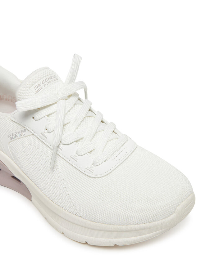 Skechers Sneakersy Skechers Bobs Arc Waves 2.0-Now It 117638/OFWT Bílá