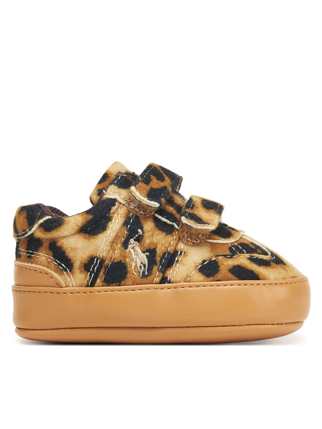 Polo Ralph Lauren Krabbelschuhe Polo Ralph Lauren Heritage Court III T-Toe RL03388256 Braun