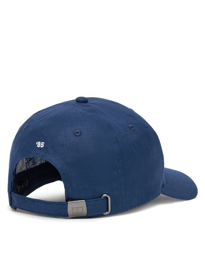 Tommy Hilfiger Kšiltovka Tommy Hilfiger Flag Linen 6 Panel AM0AM13428 Tmavomodrá
