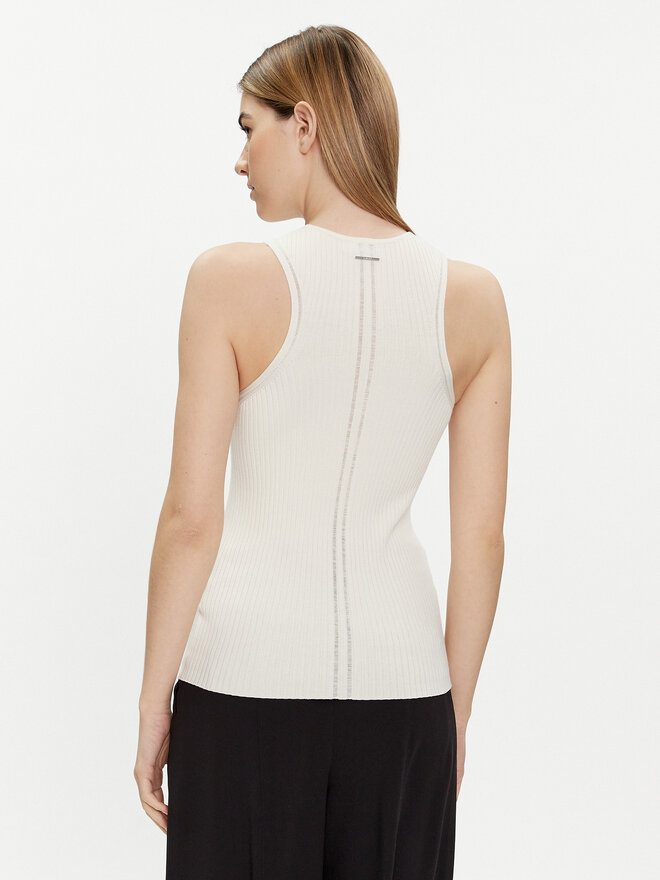Calvin Klein Calvin Klein Топ K20K206506 Білий Slim Fit