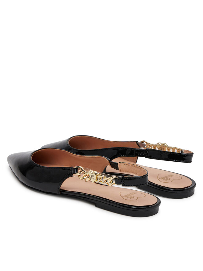 LOVE MOSCHINO Baleríny LOVE MOSCHINO JA11041G0MIH0000 Černá