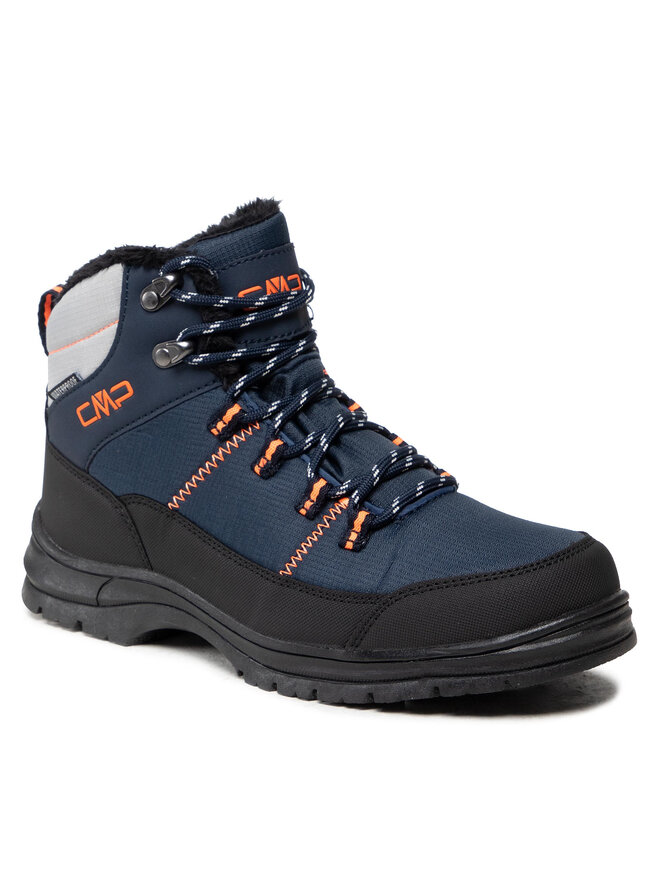 CMP Kids Annuuk Snow Boot Wp uniseks-kind Wandelschoenen, zwart blauw, 35 EU