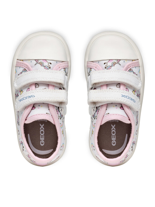 Geox Sneakersy Geox B Gisli B451MB 000AN C0406 S Bílá