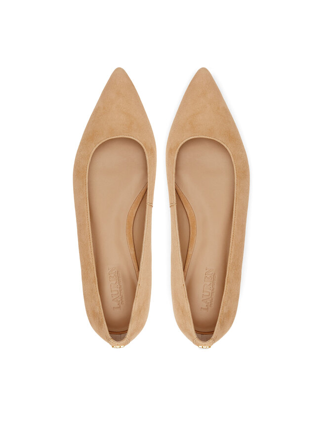 LAUREN RALPH LAUREN Baleriny LAUREN RALPH LAUREN 802871265007 Brązowy