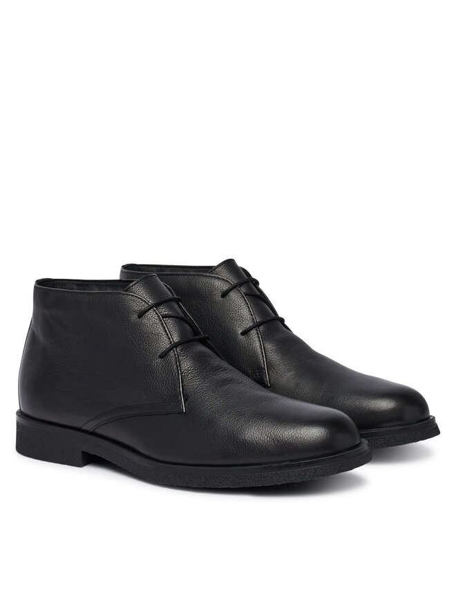 Geox Schnürschuhe Geox U Claudio U6658D 00047 C9999 Schwarz