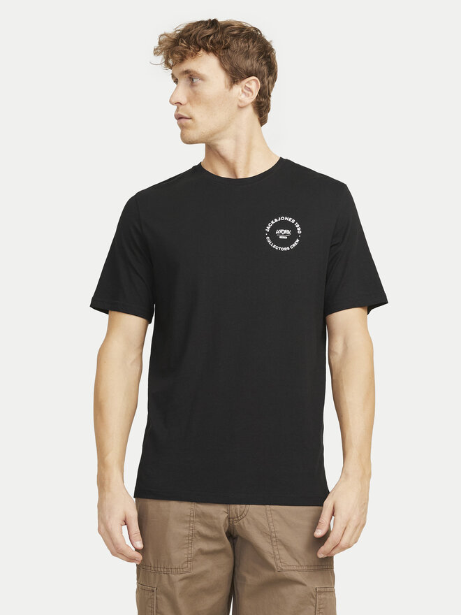 Jack&Jones Jack&Jones Marškinėliai Simon 12269280 Juoda Standard Fit