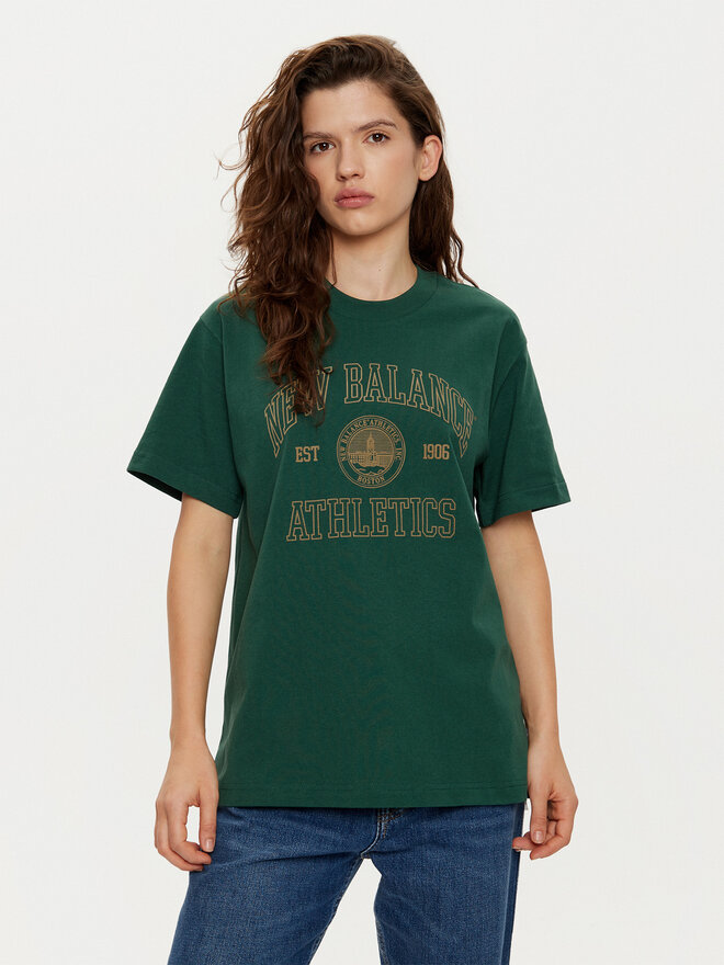 New Balance New Balance Camiseta WT43548 Verde Oversize
