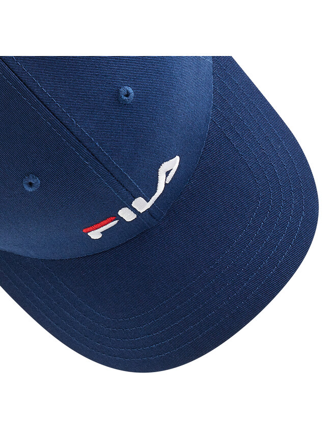 Fila Czapka z daszkiem Fila Brasov 6 Panel Cap With Linear Logo Strap Back FCU0019 Granatowy