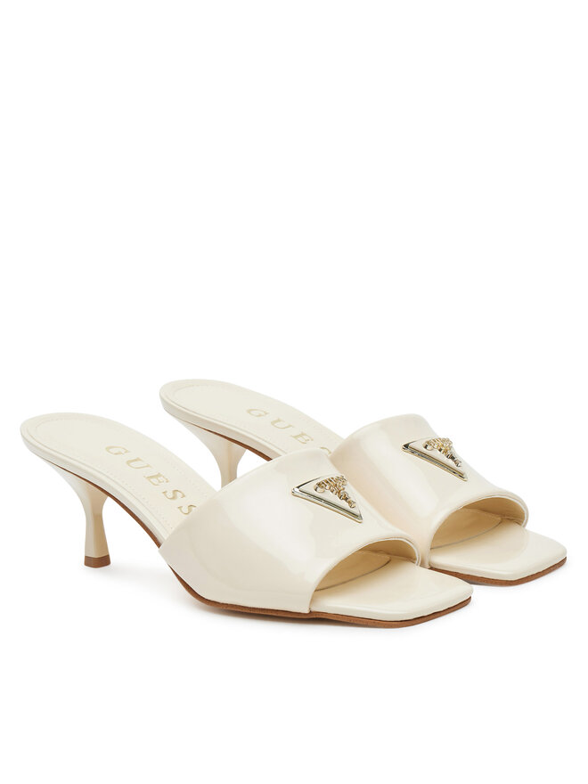 Guess Klapki Guess FLJLUS PAF03 Écru