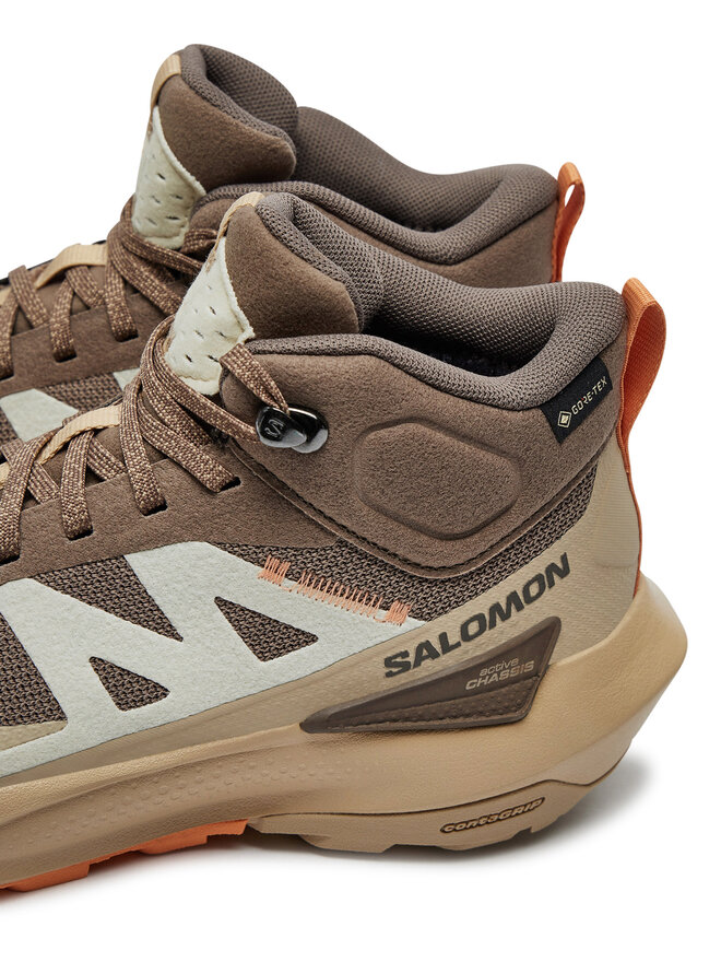 Salomon Pārgājienu apavi Salomon Elixir Activ Mid Gore-Tex L47457200 Bēšs