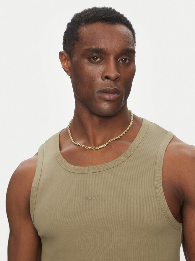 HUGO HUGO Tank top Dapota 50542089 Καφέ Slim Fit