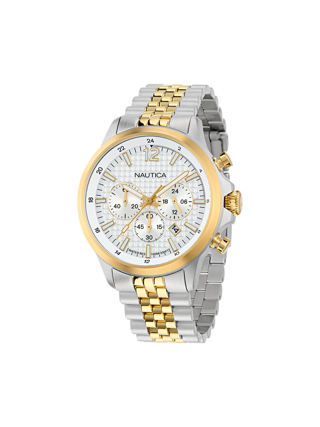 Nautica Pulkstenis Nautica Blueocean Chronograph NAPBOF408 Sudraba