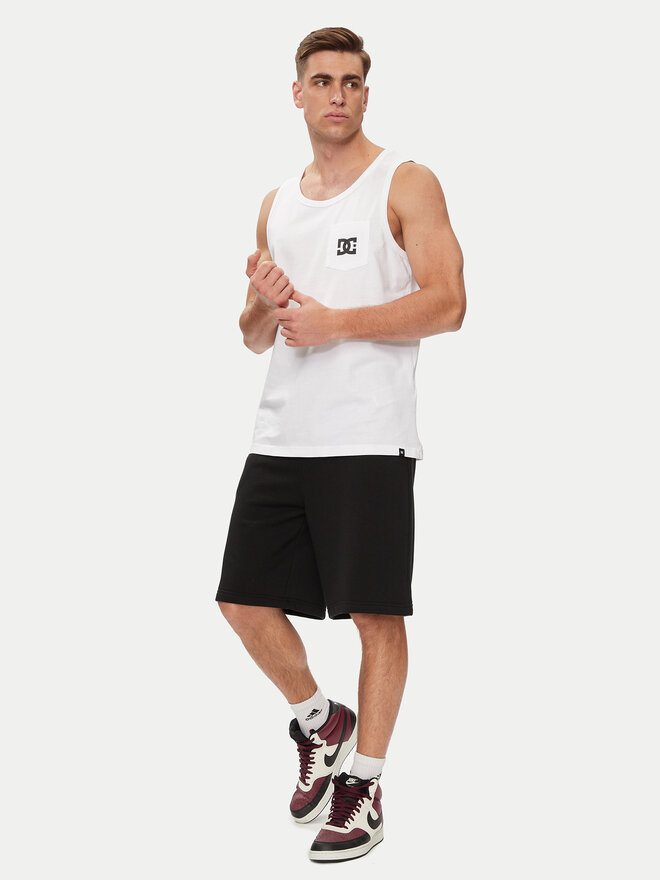 DC DC Tank top Star Pocket Tt ADYZT05378 Λευκό Regular Fit