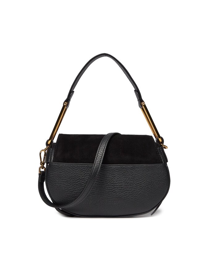 Coccinelle Handtasche Coccinelle PQS Coccinellemagie Suede Bim E1 PQS 58 01 01 Schwarz