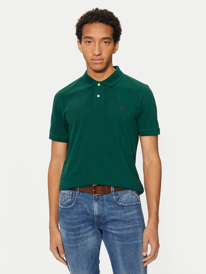 U.S. Polo Assn. U.S. Polo Assn. Poloshirt MUP3312 Grün Regular Fit