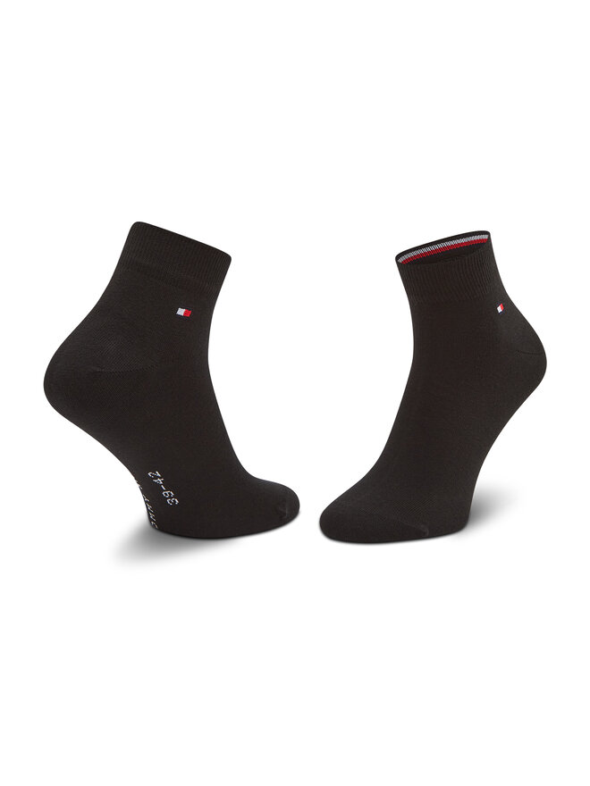 Tommy Hilfiger Vyriškų ilgų kojinių komplektas (2 poros) Tommy Hilfiger 100002212 Juoda