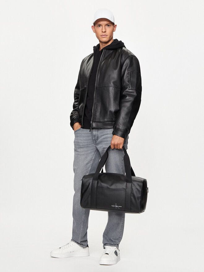 Calvin Klein Jeans Víkendová taška Calvin Klein Jeans Monogram Soft Flight Duffle43 K50K512037 Černá