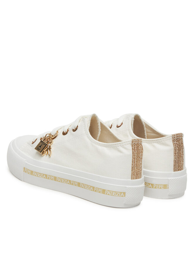 Patrizia Pepe Sneakers aus Stoff Patrizia Pepe PPJ309.27 D Weiß