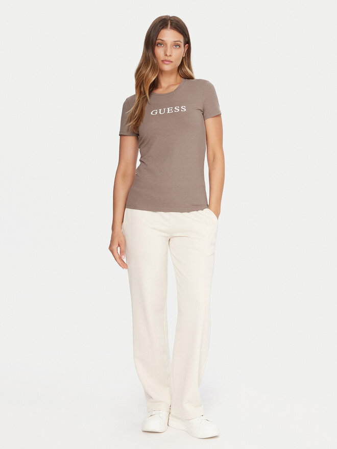 Guess Guess Футболка O5RI01 KBBU1 Бежевий Regular Fit