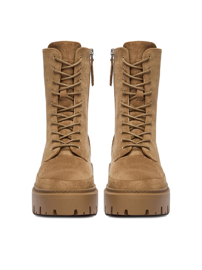 DeeZee Schnürschuhe DeeZee CEO-328FF Beige