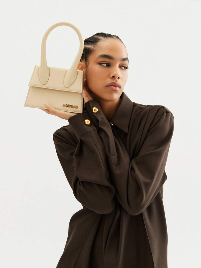 JACQUEMUS Τσάντα JACQUEMUS Le Chiquito 213BA002 Εκρού