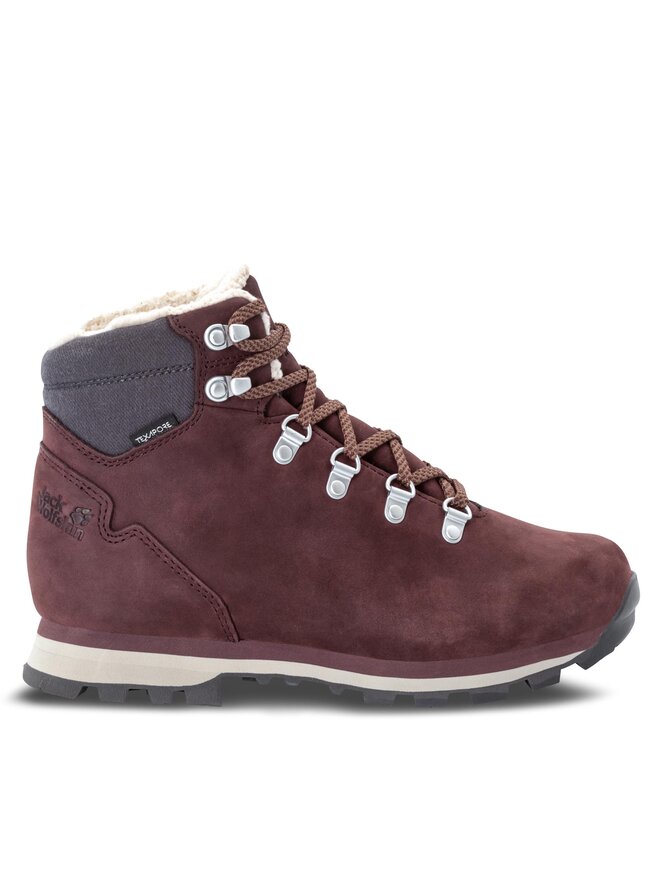 Jack Wolfskin Pārgājienu apavi Jack Wolfskin Thunder Bay Texapore Mid W 4053681 Bordo