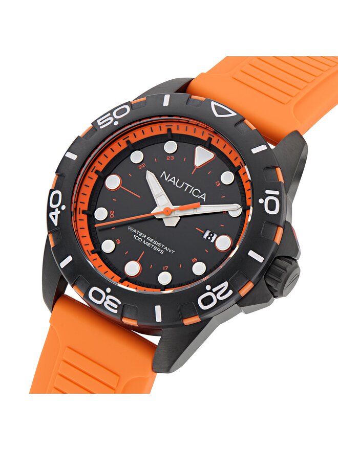 Nautica Ρολόι Nautica NAPNRS405 Πορτοκαλί