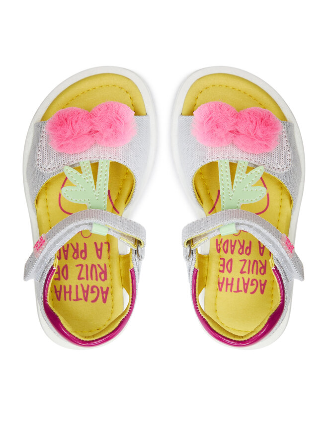 Agatha Ruiz de la Prada Sandály Agatha Ruiz de la Prada 242926-B Stříbrná