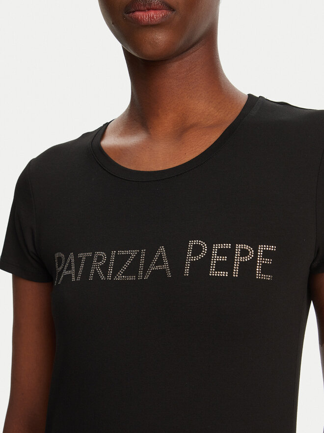 Patrizia Pepe Patrizia Pepe T-Shirt CM1419/J013-K103 Μαύρο Regular Fit