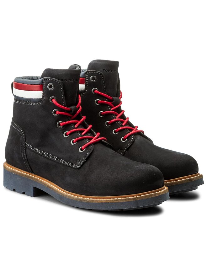 Bottes de randonnee Tommy Hilfiger Patrick 1N1 FM0FM01450 Bleu marine chaussures