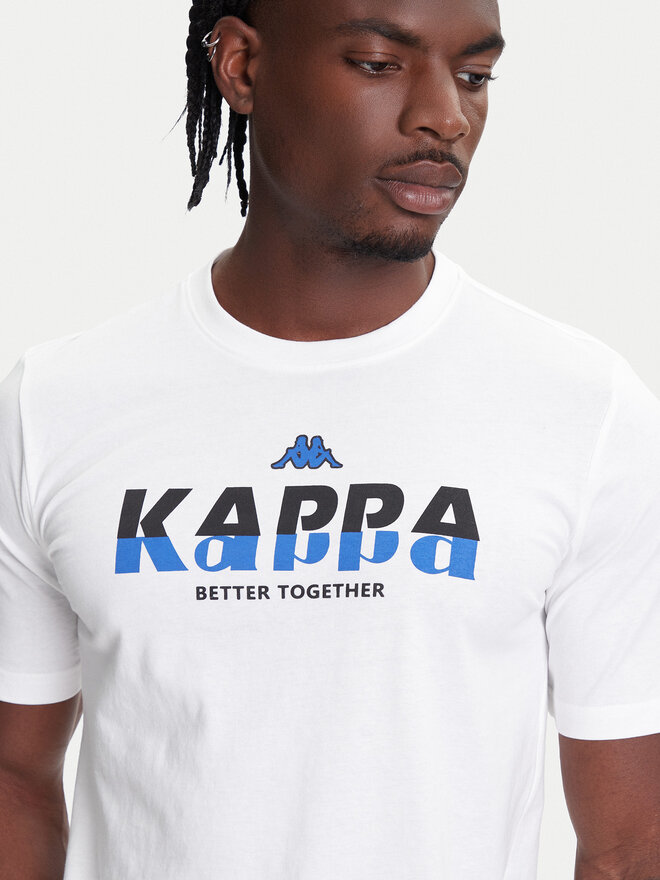 Kappa Kappa Camiseta 351U8KW 001 Blanco Regular Fit