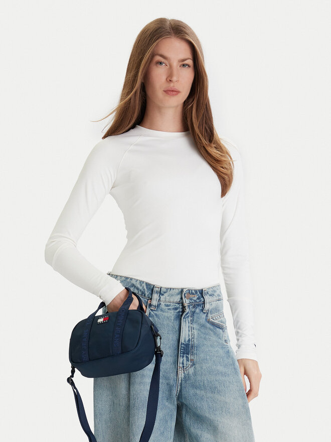 Tommy Jeans Handtasche Tommy Jeans Tjw Ess Daily Crossover AW0AW17889 Dunkelblau