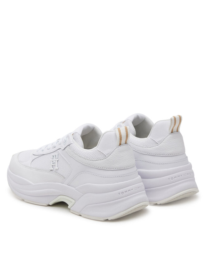 Tommy Hilfiger Αθλητικά Tommy Hilfiger Th Chunky Runner FW0FW08474 Λευκό