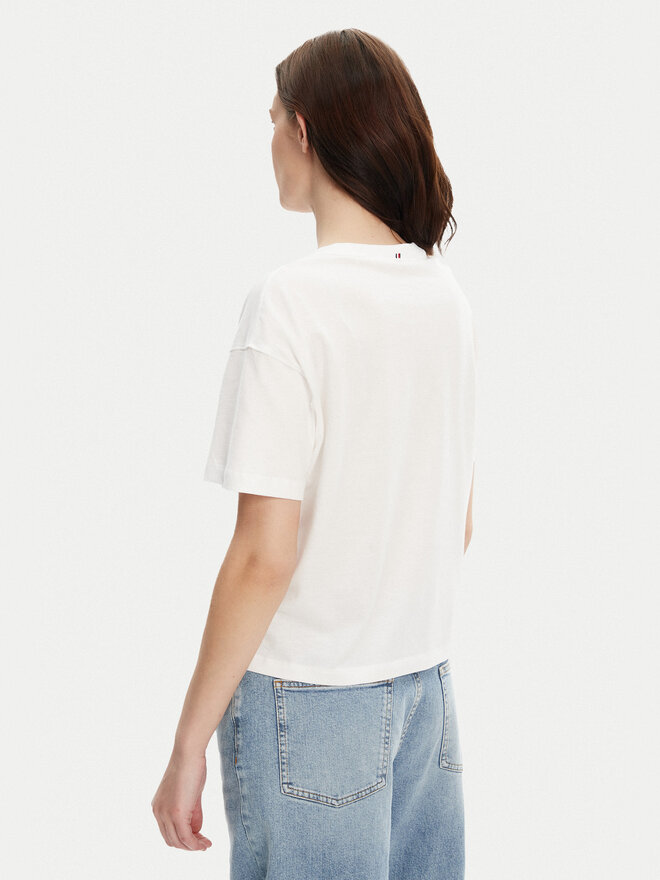 Tommy Hilfiger Tommy Hilfiger T-Shirt UW0UW05763 Λευκό Regular Fit