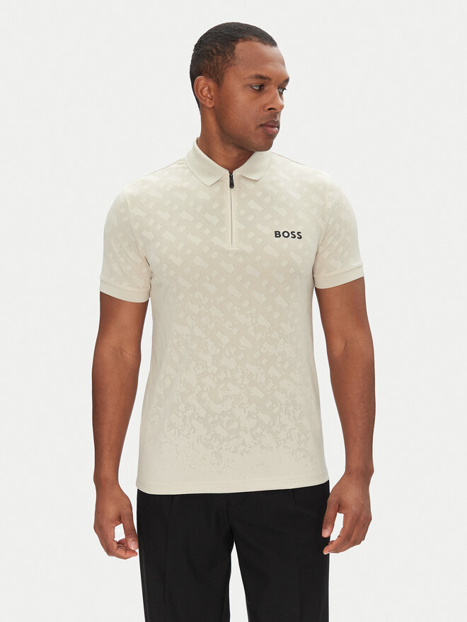 BOSS BOSS Poloshirt Philix Toc Jq 50538106 Beige Slim Fit