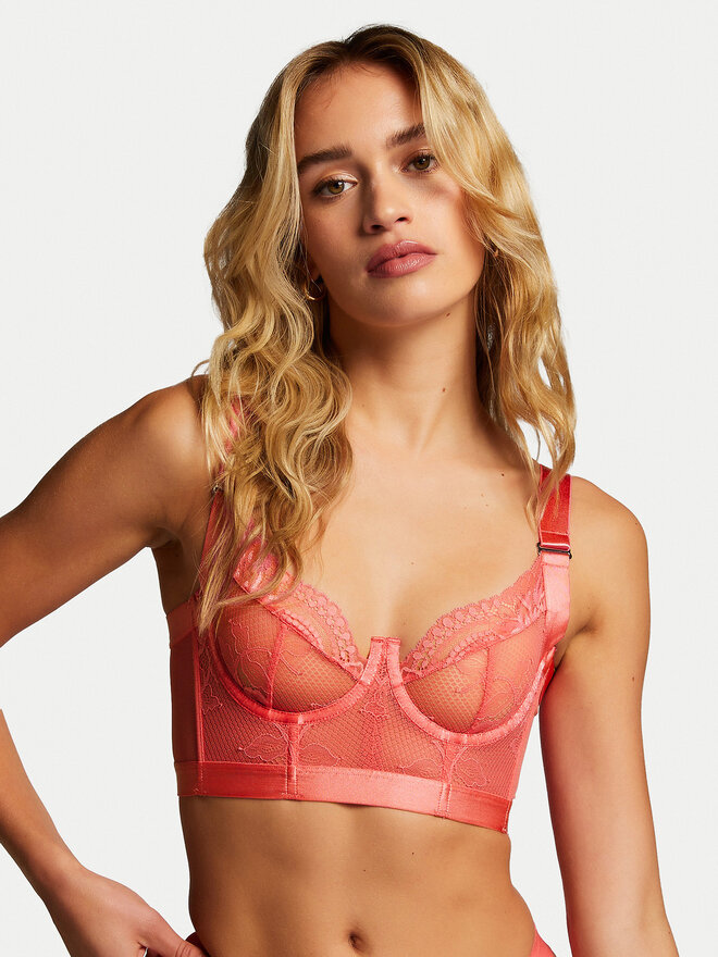 Hunkemöller Hunkemöller Melltartó alsó huzallal Hana 204675 Rózsaszín