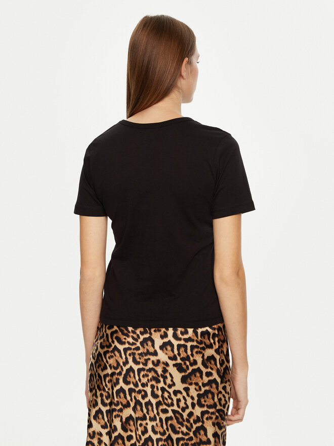 Brave Soul Brave Soul Camiseta LTS-149ANDYBLK Negro Regular Fit