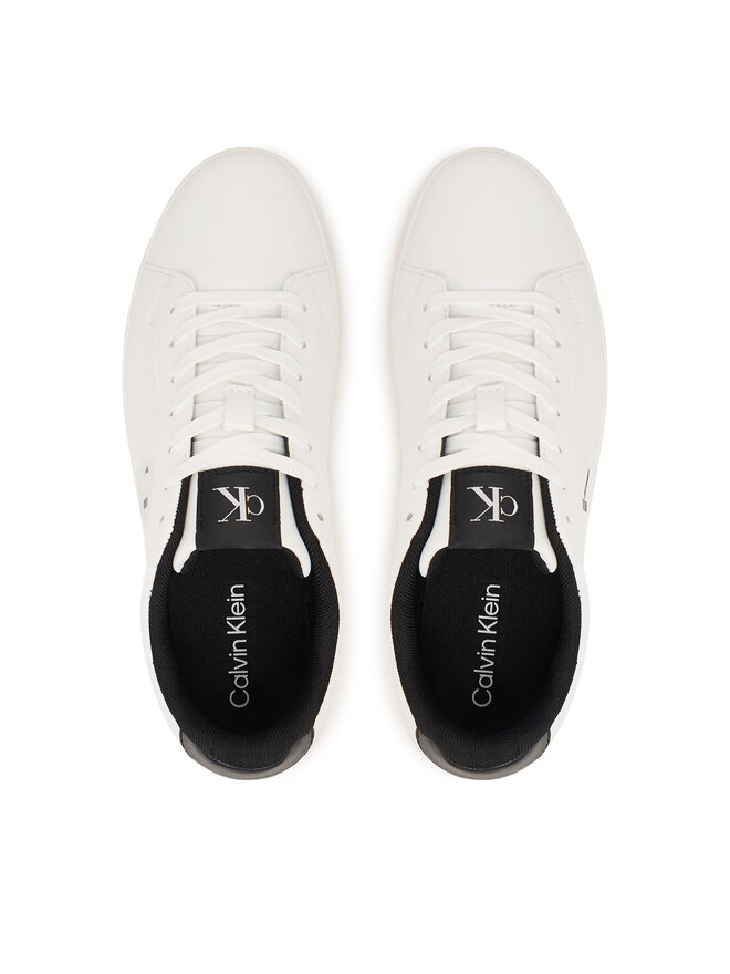 Calvin Klein Sneakers Calvin Klein 3 Cupsole Derby Pu Smo HM0HM02458 Weiß