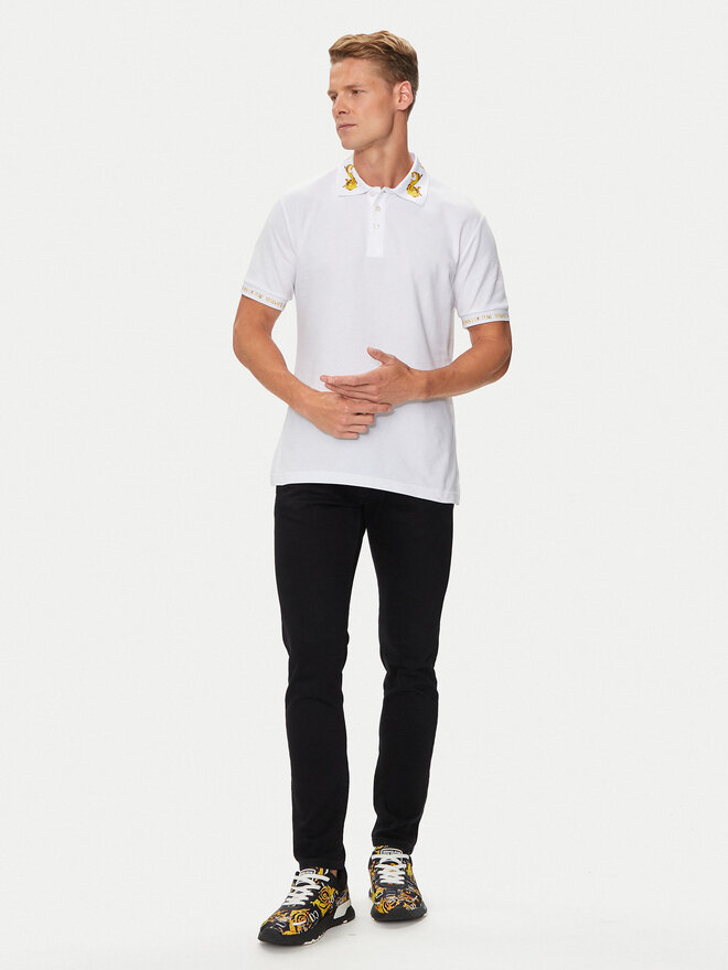 Versace Jeans Couture Versace Jeans Couture Poloshirt 76GAGT00 Weiß Regular Fit