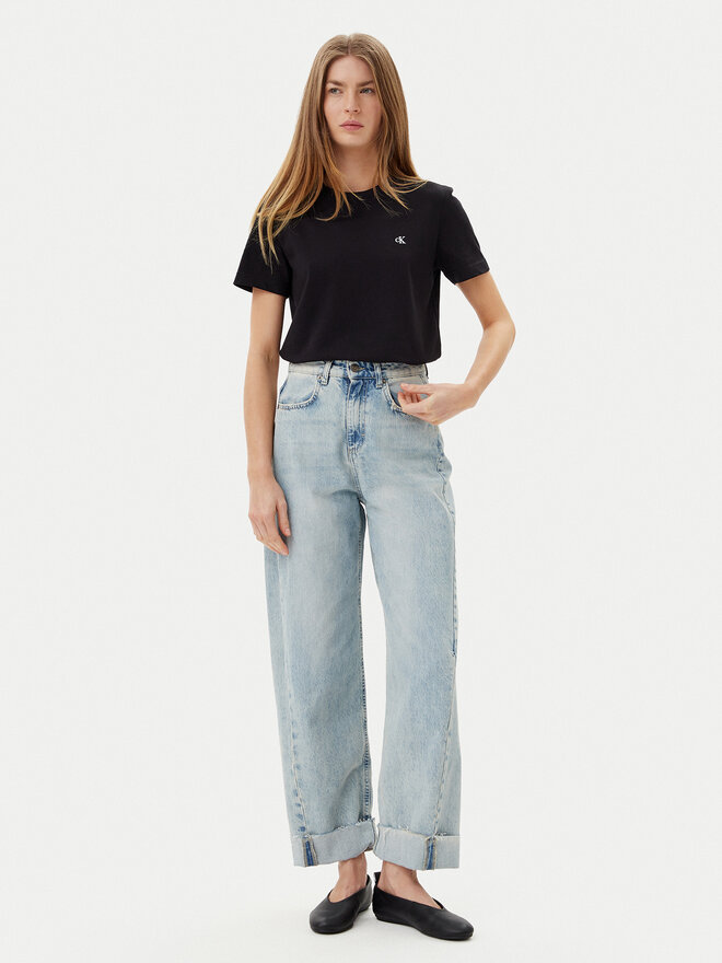 Calvin Klein Jeans Calvin Klein Jeans T-Shirt LV047B224G Μαύρο Regular Fit