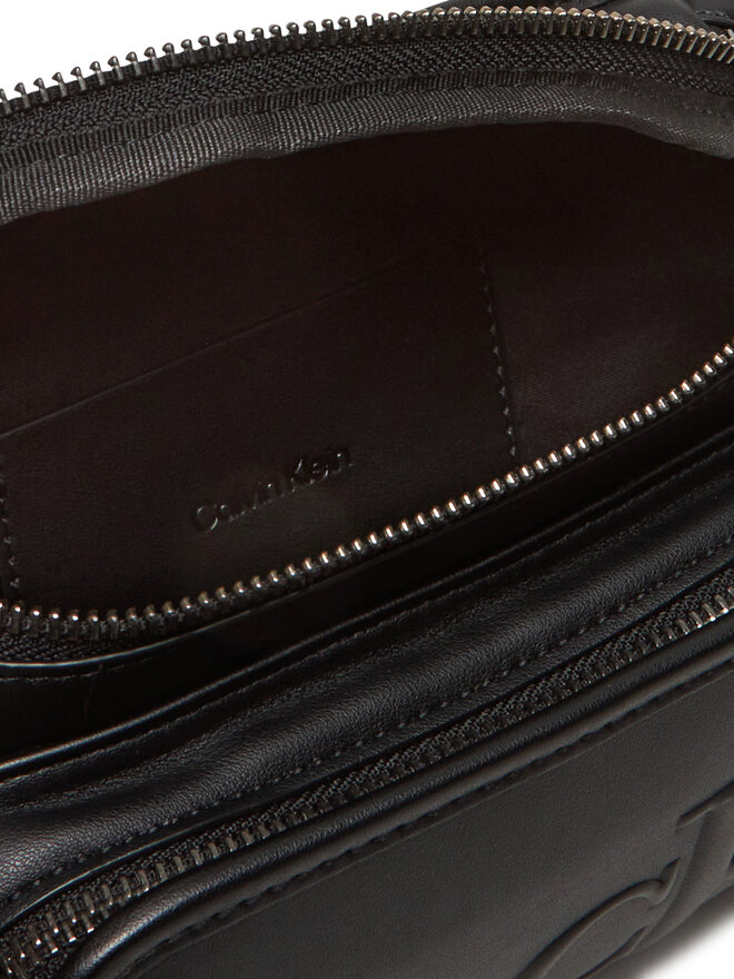 Calvin Klein Чанта за кръст Calvin Klein Sculpted Impression Waistbag 38 LV04G3160G Черен