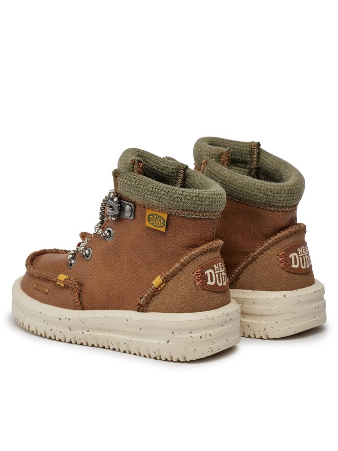 Hey Dude Botines planos Hey Dude Bradley Boot Youth 40417-267 Marrón