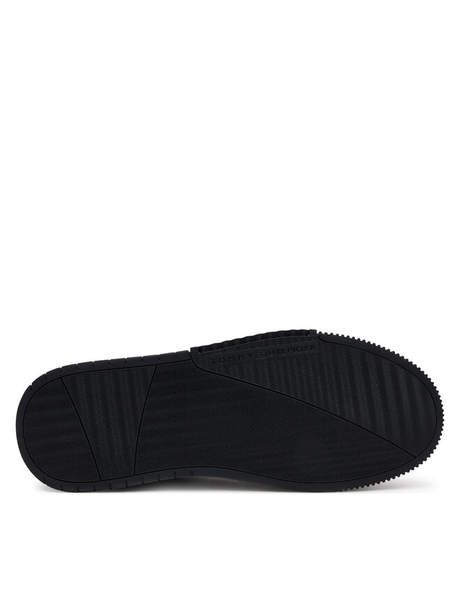 Tommy Hilfiger Zapatillas Tommy Hilfiger Modern Cupsole Stripes Lth FM0FM05406 Negro