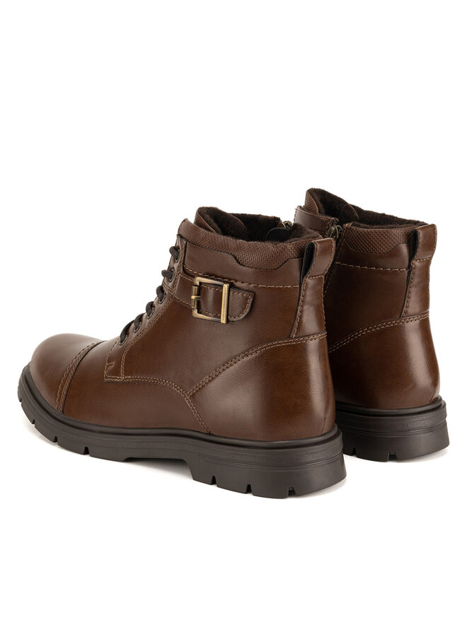 Lanetti Botines planos Lanetti BENGAL-03 MBS Marrón